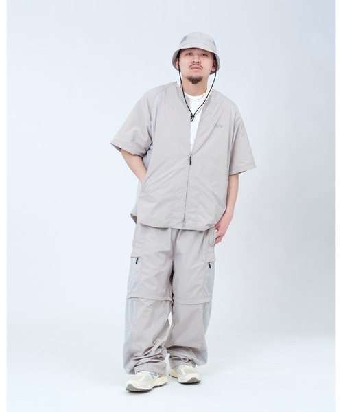 KEBOZ（ケボズ）の「SUPPLEX CONVERTIBLE SIDE MESH BASEBALL SHIRT（シャツ/ブラウス・メンズ・ベージュ/ブルー/グレー/ブラック・XL/L/M）」の11枚目の写真