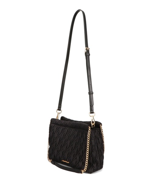 MISCH MASCH(ミッシュマッシュ)の「キルティングチェーンバッグ(ショルダーバッグ・レディース・ブラック・フリ-)」の9枚目の写真