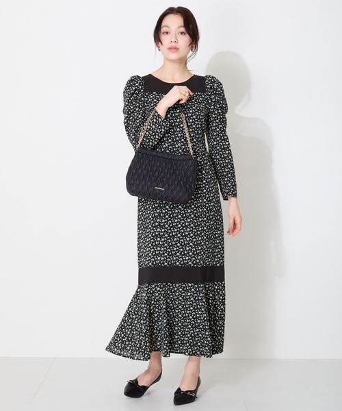 MISCH MASCH(ミッシュマッシュ)の「キルティングチェーンバッグ(ショルダーバッグ・レディース・ブラック・フリ-)」の11枚目の写真