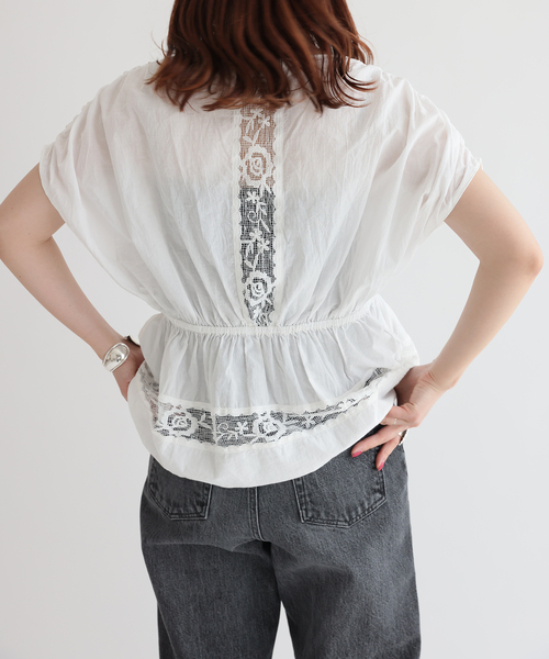 新品未使用　Devotion Twins 白 レースブラウス S 新品未使用 Devotion Twins 白 レースブラウス S