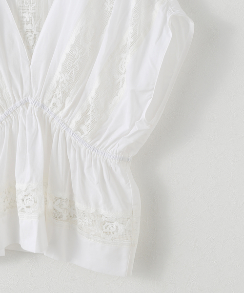 新品未使用　Devotion Twins 白 レースブラウス S セール】Devotion TWINS / デヴォーション ツインズ EVITA
