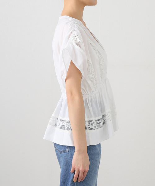 ブラウス シャツ (DEVOTION TWINS)V NECK BLOUSE レディース セール】Devotion TWINS / デヴォーション ツインズ EVITA