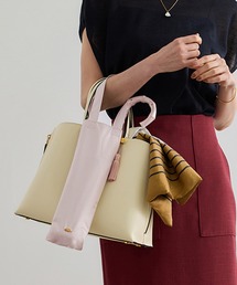 ROPE' | 【晴雨兼用・高機能】２段式開閉 折りたたみバンブーパラソル【UVカット/遮光・遮熱・防水効果】(折りたたみ傘)