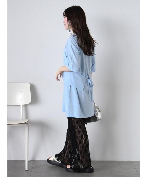 ehka sopo(エヘカソポ)の「レースフレアパンツ(その他パンツ・レディース・オフホワイト/ブラック・F)」の14枚目の写真