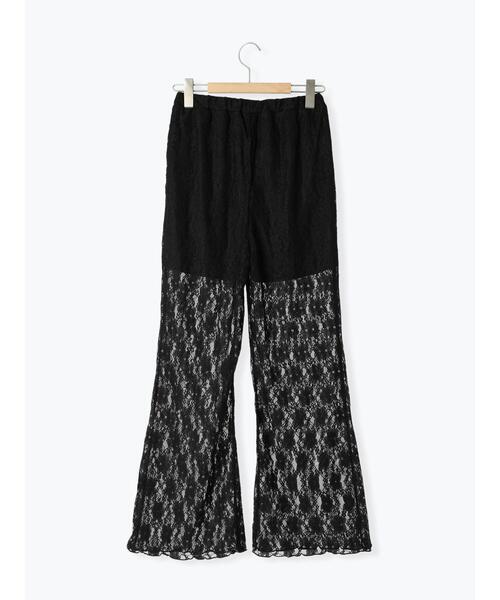 ehka sopo(エヘカソポ)の「レースフレアパンツ(その他パンツ・レディース・オフホワイト/ブラック・F)」の18枚目の写真