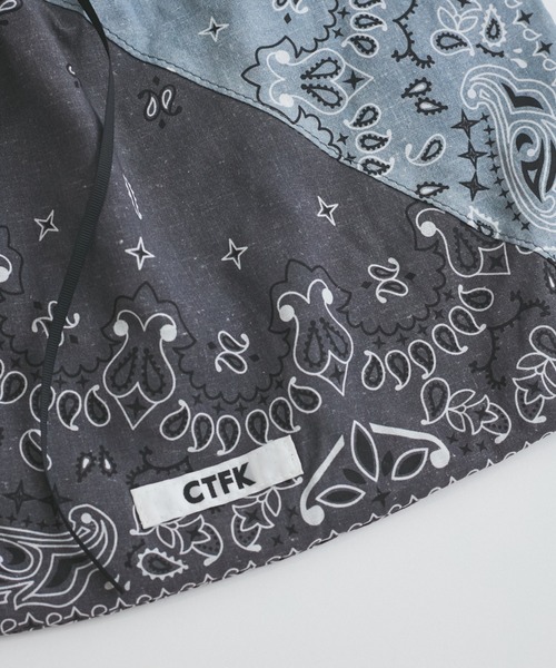 VICKY(ビッキー)の「バンダナパッチワークトートバッグ(トートバッグ・レディース・パープル/ブラック・FREE)」の6枚目の写真