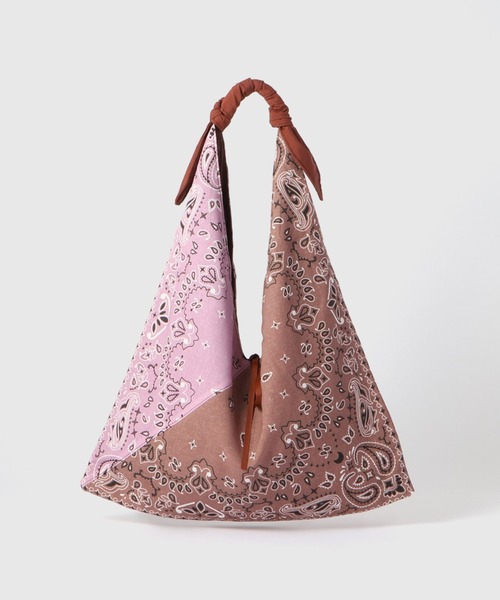 VICKY(ビッキー)の「バンダナパッチワークトートバッグ(トートバッグ・レディース・パープル/ブラック・FREE)」の8枚目の写真