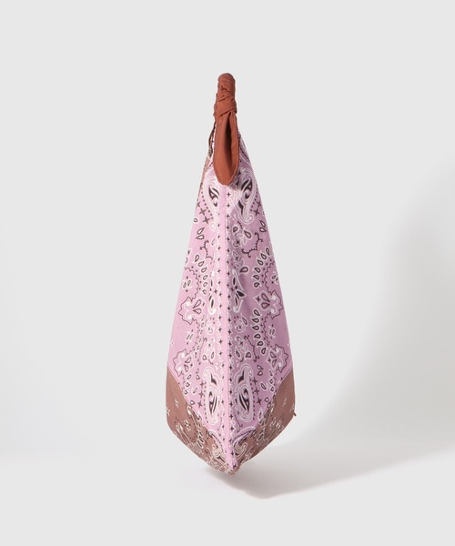 VICKY(ビッキー)の「バンダナパッチワークトートバッグ(トートバッグ・レディース・パープル/ブラック・FREE)」の9枚目の写真