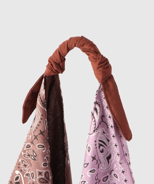 VICKY(ビッキー)の「バンダナパッチワークトートバッグ(トートバッグ・レディース・パープル/ブラック・FREE)」の10枚目の写真