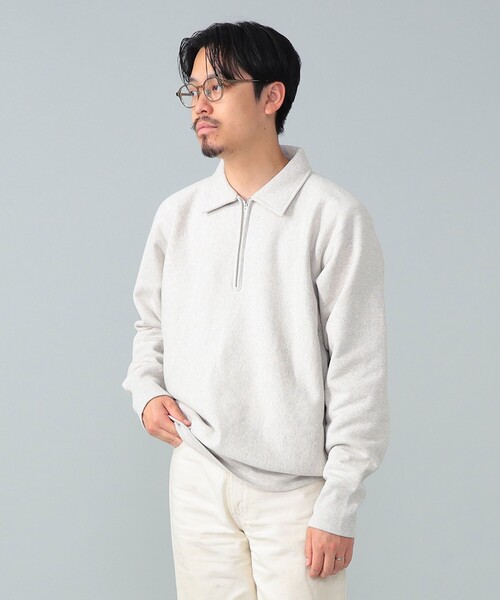 BEAMS F(ビームスエフ)の「*A VONTADE / ハーフジップ スウェット(スウェット・メンズ・ナチュラル/インディゴブルー・LARGE/MEDIUM/SMALL)」の10枚目の写真