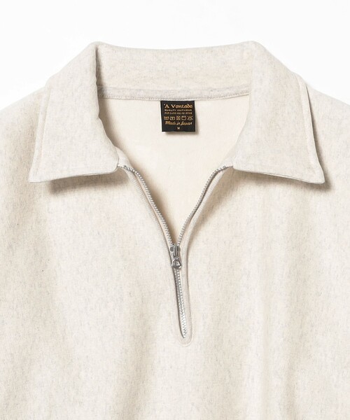 BEAMS F(ビームスエフ)の「*A VONTADE / ハーフジップ スウェット(スウェット・メンズ・ナチュラル/インディゴブルー・LARGE/MEDIUM/SMALL)」の13枚目の写真