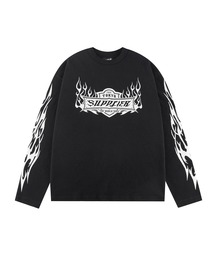ティーシャツ|Tribal Fire Pattern Thermal Long Sleeve|SUPPLIER