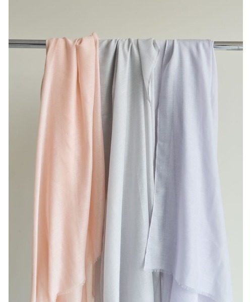 Re:EDIT（リエディ）の「カラーラージストール（ストール/ショール・レディース・グレー/ラベンダー/オレンジ・FREE）」の4枚目の写真