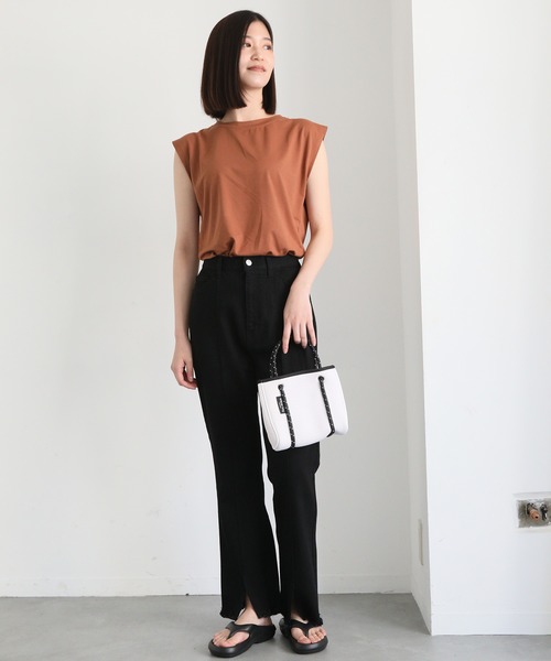Willow Bay(ウィローベイ)の「Willow Bay/ウィローベイ ミニトートバッグ マイクロバッグ ネオプレン Daydreamer Tiny Neoprene Tote(ショルダーバッグ・レディース・ブラック/セージグリーン/ホワイト・FREE)」の6枚目の写真