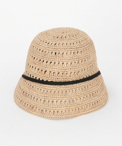 Vincent Pradier(ヴァンサンプラディエ)の「<VINCENT PRADIER> リボンハット / HAT(ハット・レディース・ナチュラル・FREE)」の4枚目の写真