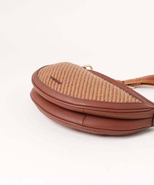 COLE HAAN かごバッグ ベージュ　ほぼ新品 セール】エリザベスクロスボディ womens（ショルダーバッグ