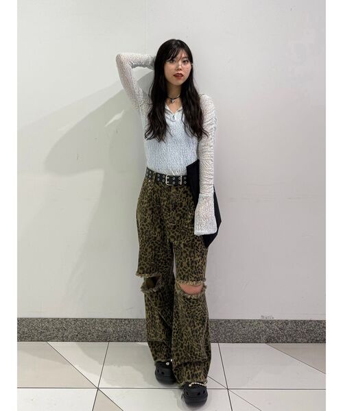 jouetie（ジュエティ）の「パターンルーズパンツ（その他パンツ・レディース・カーキ/ブラウン・MEDIUM）」の15枚目の写真