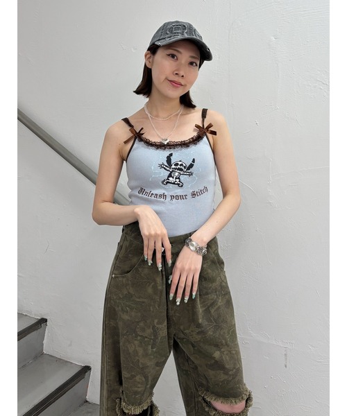 jouetie（ジュエティ）の「パターンルーズパンツ（その他パンツ・レディース・カーキ/ブラウン・MEDIUM）」の4枚目の写真