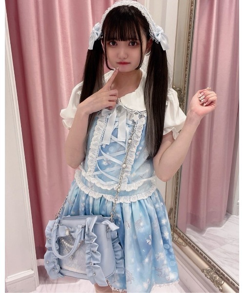 Ank Rouge（アンクルージュ）の「DREAMY CONSTELLATION JSK（ワンピース・レディース・ブルー/ネイビー/ピンク・M）」の2枚目の写真