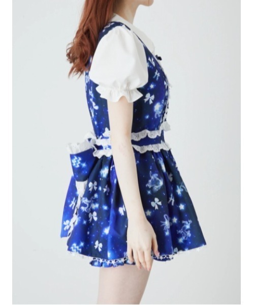 Ank Rouge（アンクルージュ）の「DREAMY CONSTELLATION JSK（ワンピース・レディース・ブルー/ネイビー/ピンク・M）」の9枚目の写真