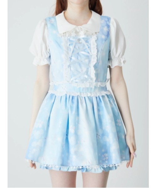 Ank Rouge（アンクルージュ）の「DREAMY CONSTELLATION JSK（ワンピース・レディース・ブルー/ネイビー/ピンク・M）」の11枚目の写真