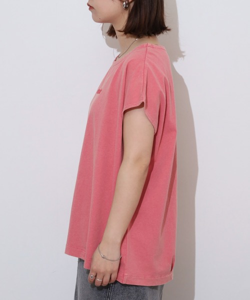 Arinomama（アリノママ）の「ピグメント天竺　タックフレンチプルオーバー（Tシャツ/カットソー・レディース・ブラック系/ピンク系/ホワイト系/アッシュ・FREE）」の14枚目の写真