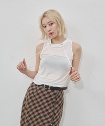 ENVYM（アンビー）の「フーディタンクトップ（タンクトップ）」