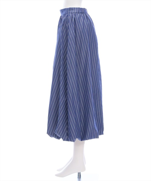 CLEAR BASIC（クリアベーシック）の「無地&柄ロングバルーンスカート[着回し力抜群 大人 カジュアル]≪SS新作≫（スカート・レディース・ブラック/オフホワイト/ブルー系その他/ホワイト系その他・F）」の6枚目の写真