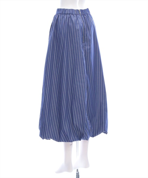 CLEAR BASIC（クリアベーシック）の「無地&柄ロングバルーンスカート[着回し力抜群 大人 カジュアル]≪SS新作≫（スカート・レディース・ブラック/オフホワイト/ブルー系その他/ホワイト系その他・F）」の7枚目の写真