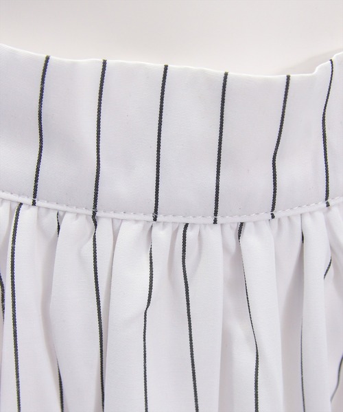 CLEAR BASIC（クリアベーシック）の「無地&柄ロングバルーンスカート[着回し力抜群 大人 カジュアル]≪SS新作≫（スカート・レディース・ブラック/オフホワイト/ブルー系その他/ホワイト系その他・F）」の18枚目の写真