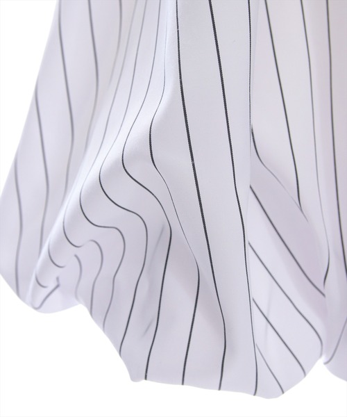 CLEAR BASIC（クリアベーシック）の「無地&柄ロングバルーンスカート[着回し力抜群 大人 カジュアル]≪SS新作≫（スカート・レディース・ブラック/オフホワイト/ブルー系その他/ホワイト系その他・F）」の20枚目の写真