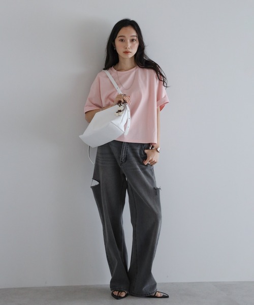 soins 牛革　ミニマルショルダーバッグ　ブラック BONJOUR SAGAN公式オンラインストア / 【牛革】ミニマル