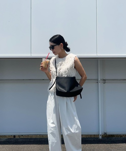 セール】【牛革】ミニマルショルダーバッグ（ショルダーバッグ