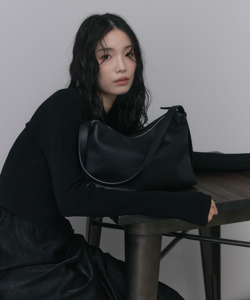 牛革】ミニマルショルダーバッグ（ショルダーバッグ）｜soins（ソワン