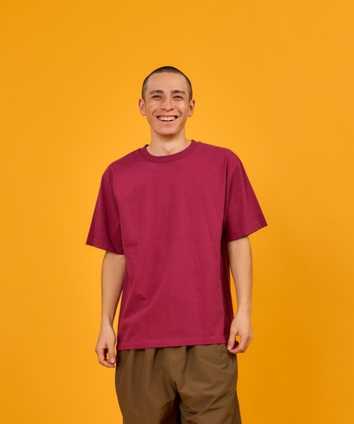 WALLA WALLA SPORT(ワラワラスポーツ)の「PRINTABLE TUBE TEE / プリンタブル チューブ ティー(Tシャツ/カットソー・メンズ・スミクロ/ブラック/ホワイト/レモンイエロー/エンジ/スモーキーグリーン系/グリーン系その他/アッシュグレー/ダークブラウン/アイボリー/インディゴブルー/ピンク系1・LARGE/X-LARGE/MEDIUM/SMALL/XX-LARGE)」の12枚目の写真