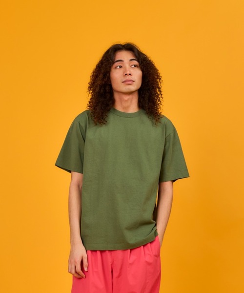 WALLA WALLA SPORT(ワラワラスポーツ)の「PRINTABLE TUBE TEE / プリンタブル チューブ ティー(Tシャツ/カットソー・メンズ・スミクロ/ブラック/ホワイト/レモンイエロー/エンジ/スモーキーグリーン系/グリーン系その他/アッシュグレー/ダークブラウン/アイボリー/インディゴブルー/ピンク系1・LARGE/X-LARGE/MEDIUM/SMALL/XX-LARGE)」の7枚目の写真