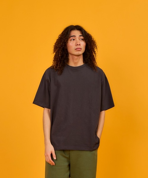 WALLA WALLA SPORT(ワラワラスポーツ)の「PRINTABLE TUBE TEE / プリンタブル チューブ ティー(Tシャツ/カットソー・メンズ・スミクロ/ブラック/ホワイト/レモンイエロー/エンジ/スモーキーグリーン系/グリーン系その他/アッシュグレー/ダークブラウン/アイボリー/インディゴブルー/ピンク系1・LARGE/X-LARGE/MEDIUM/SMALL/XX-LARGE)」の3枚目の写真