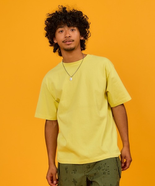 WALLA WALLA SPORT(ワラワラスポーツ)の「PRINTABLE TUBE TEE / プリンタブル チューブ ティー(Tシャツ/カットソー・メンズ・スミクロ/ブラック/ホワイト/レモンイエロー/エンジ/スモーキーグリーン系/グリーン系その他/アッシュグレー/ダークブラウン/アイボリー/インディゴブルー/ピンク系1・LARGE/X-LARGE/MEDIUM/SMALL/XX-LARGE)」の10枚目の写真