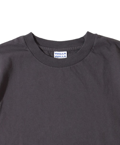 WALLA WALLA SPORT(ワラワラスポーツ)の「PRINTABLE TUBE TEE / プリンタブル チューブ ティー(Tシャツ/カットソー・メンズ・スミクロ/ブラック/ホワイト/レモンイエロー/エンジ/スモーキーグリーン系/グリーン系その他/アッシュグレー/ダークブラウン/アイボリー/インディゴブルー/ピンク系1・LARGE/X-LARGE/MEDIUM/SMALL/XX-LARGE)」の18枚目の写真