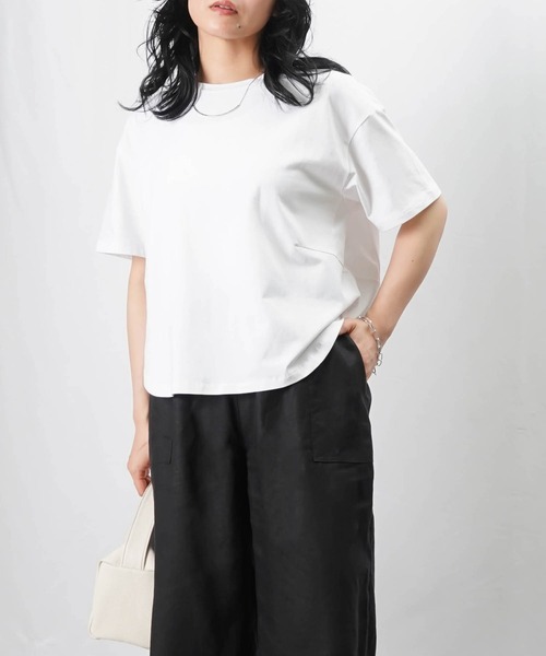 doracore様⭐ OFF-WHITE バックアローレイヤード長袖カットソー セール】LC/LLL 立体シルエットプルオーバー（Tシャツ