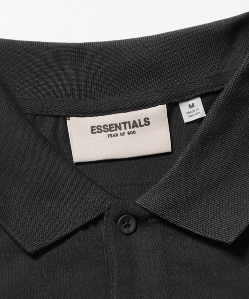 FOG ESSENTIALS（エフオージーエッセンシャルズ）の「FOG ESSENTIALS/エッセンシャルズ 1POINT LOGO  POLO SS SHIRTS ポロシャツ（ポロシャツ・メンズ・セージグリーン/クリーム/ホワイト/タン・XL/M/L）」の6枚目の写真