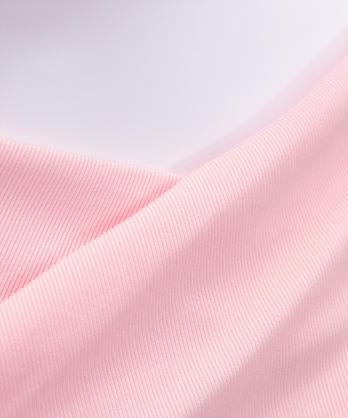 clear（クリア）の「ドレープデザイン半袖カットソートップス[オフィスカジュアル 着回し抜群 大人 カジュアル]（Tシャツ/カットソー・レディース・チャコールグレー/オフホワイト/ブラック/ブルーグレー/グレー系その他/ピンク/ミント/モカ/カーキ/グレイッシュベージュ・F）」の17枚目の写真