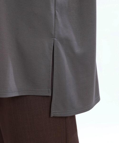 Reflect(リフレクト)の「【E‐QUALITY】チュニック丈ロゴTシャツ(Tシャツ/カットソー・レディース・ブラック/オフホワイト/グレー・00)」の21枚目の写真