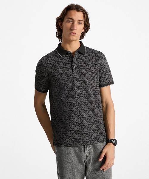 レア 新品 マイケルコース USA ポロシャツ Tシャツ M 黒 MICHAEL KORS - レア 新品 マイケルコース USA ポロシャツ T
