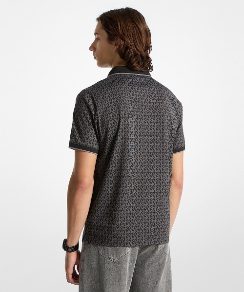 MICHAEL KORS（マイケルコース）の「MKシグネチャー ポロ（ポロシャツ・メンズ・ブラック・M）」の2枚目の写真