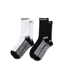 BEDWIN & THE HEARTBREAKERS（ベドウィン アンド ザ ハートブレイカーズ）の「2 Pcs PACK ZEBRA SOCKS "FLETCHER"（ソックス/靴下）」