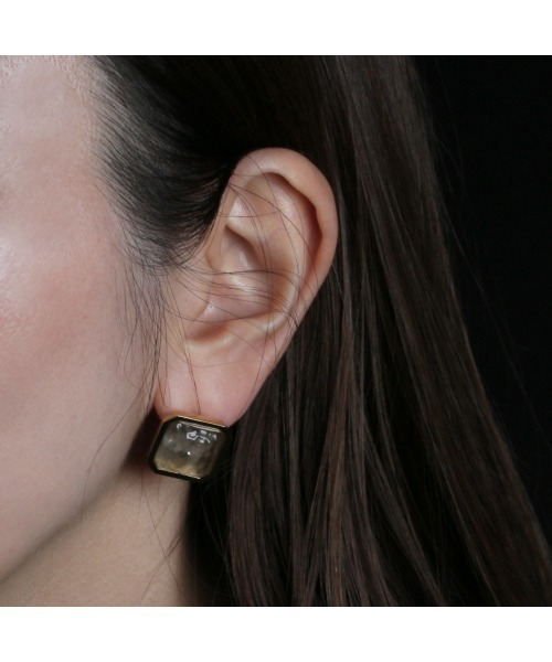 JAM HOME MADE(ジャムホームメイド)の「0℃ by JAM HOME MADE フローズンダイヤモンド ピアス (PAIR) - ゴールド / 両耳(ピアス(両耳用)・レディース・ゴールド・ONE SIZE)」の3枚目の写真