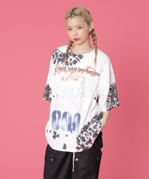 DANKE SCHON(ダンケシェーン)の「DankeSchon/ダンケシェーン/TIEDYE SST GROUNDZERO(Tシャツ/カットソー・レディース・その他24・M/L)」の1枚目の写真