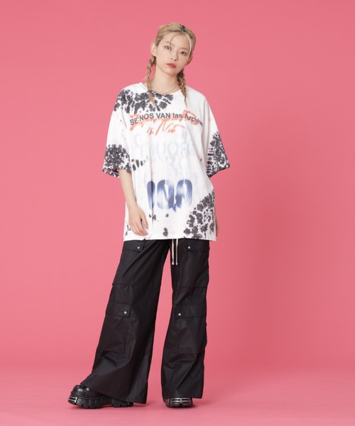 DANKE SCHON(ダンケシェーン)の「DankeSchon/ダンケシェーン/TIEDYE SST GROUNDZERO(Tシャツ/カットソー・レディース・その他24・M/L)」の4枚目の写真