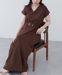 美品 ナチュラルクチュール 上品 袖スリット ロング ワンピース 茶色 楽天市場】ワンピース レディース 春夏 冷感カノコフリル袖